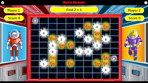 Astro Runner (the secondary school equivalent of Gnome Game)