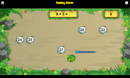 MyiMaths Snakey Solver game
